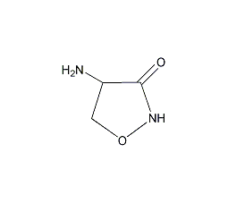 D-环丝氨酸结构式